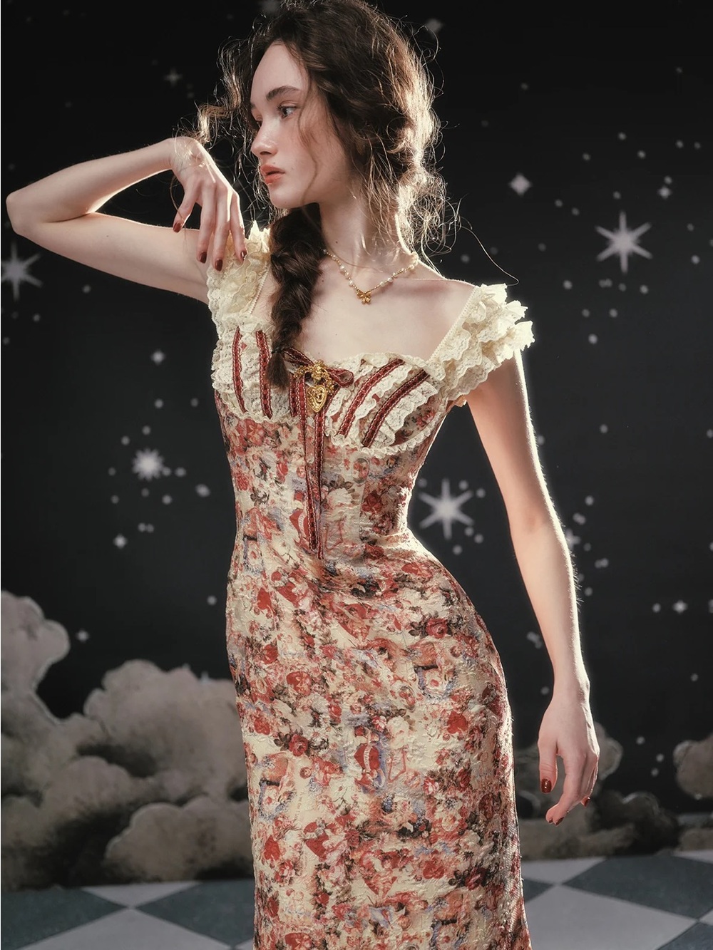 NEW LaceMade Fallen Eros Corset Dress Size S - Picture 3 of 9